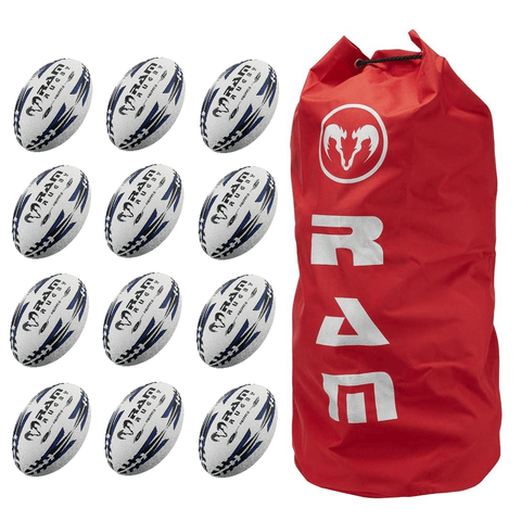 Ram Rugby Gripper Pro Training Ball Bundle 12 Pack - RamRugbyUSA.com